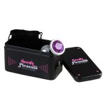 Zestaw Secret Pleasure Plug and Play zawiera korek analny z kryształem i satynowy woreczek.