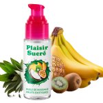 Olejek do masażu Plaisir Sucré z owocami tropikalnymi takimi jak banan ananas kiwi i marakuja to ide