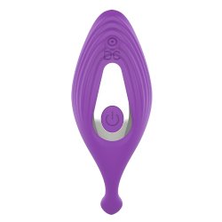 Fioletowy wibrujący stymulator do majtek z pilotem to idealna propozycja na dyskretną grę w miejscu 