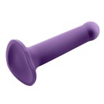 Elastyczny silikonowy dildo Action Purple S z realistycznym kształtem i przyssawką zapewniającą stab