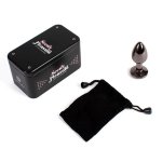 Ekskluzywny zestaw do zabawy analnej Plug & Play Secret Pleasure w eleganckim metalowym pudełku.