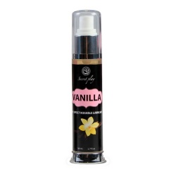 Żel do masażu, zapach wanilii 50 ml - vanilla hot effect kissable lubricant