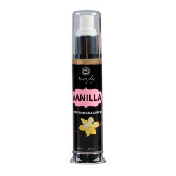 Żel do masażu, zapach wanilii 50 ml - vanilla hot effect kissable lubricant