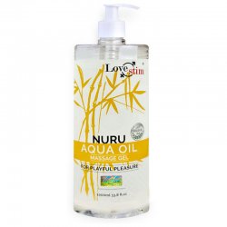 Żel intymny do masażu NURU  - Aqua Oil 1000 ml