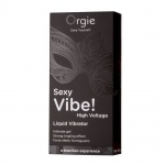 Żel intymny, płynny wibrator 15 ml - orgie sexy vibe liquid vibrator high voltage