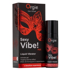 Żel intymny, płynny wibrator 15 ml - orgie sexy vibe liquid vibrator hot