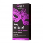 Żel intymny, płynny wibrator 15 ml - orgie  sexy vibe liquid vibrator intense orgasm