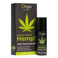 Żel intymny z efektem mrowienia i wibracji 15 ml - orgie intense orgasm hemp
